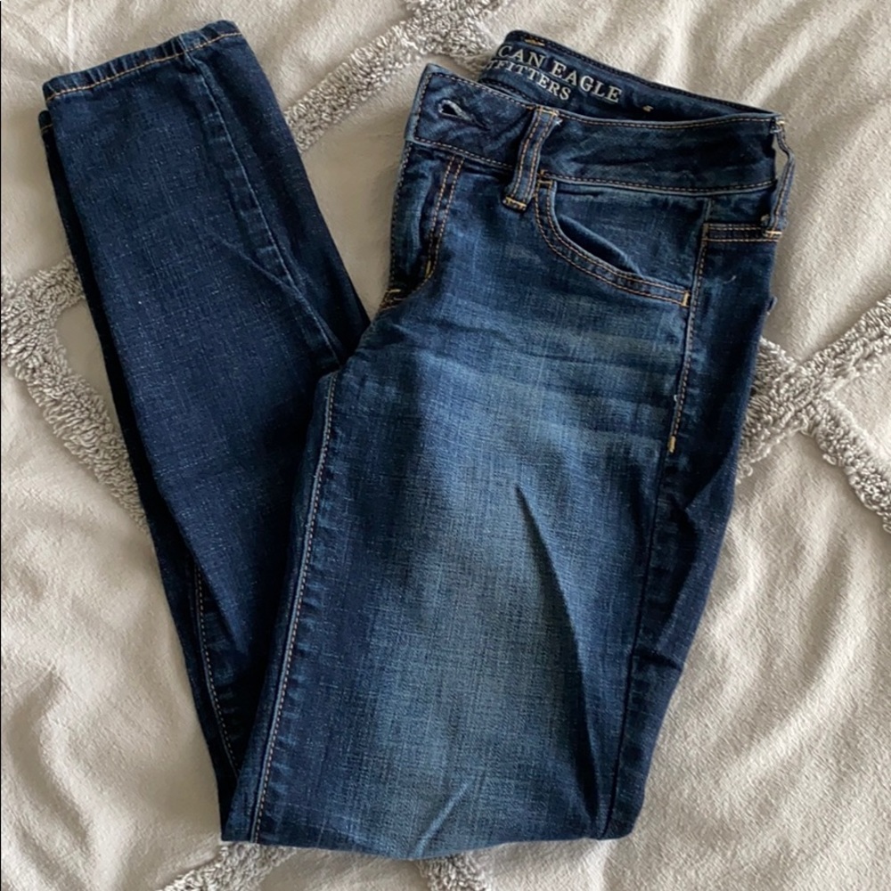 American Eagle Outfitters Dark Blue Jeans